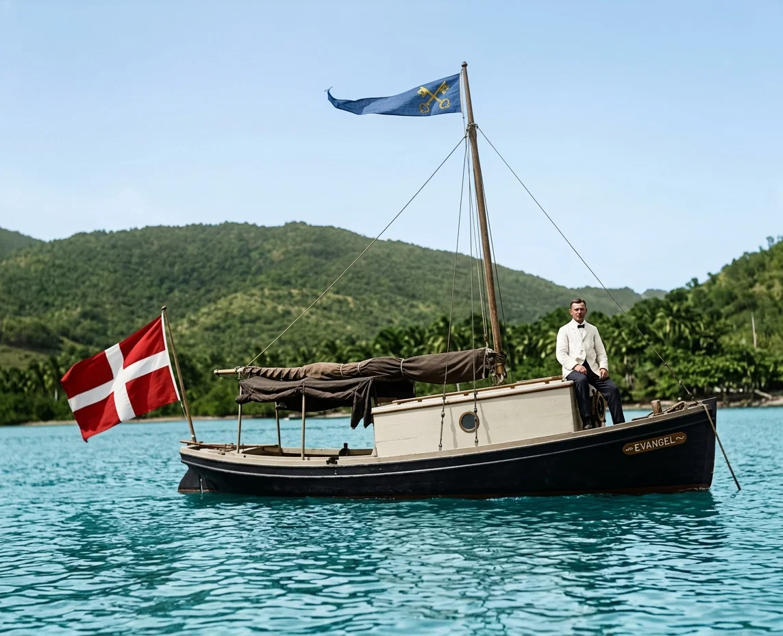 OUR MISSIONARY BOAT "EVANGEL," ST. THOMAS, DANISH WEST INDIES