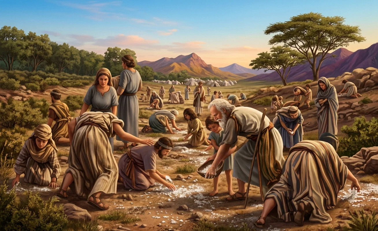 GATHERING THE MANNA