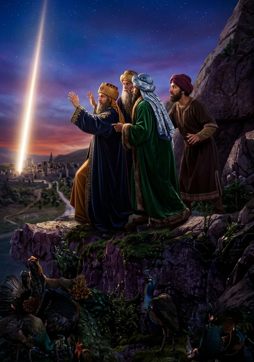 An Imaginary Idea of the Three Wise Men Beholding the Star.