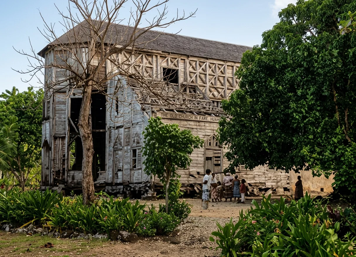 THE OLD CHURCH IN FARE