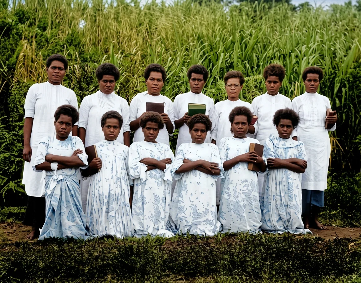 GIRLS AT OUR SCHOOL IN FIJI