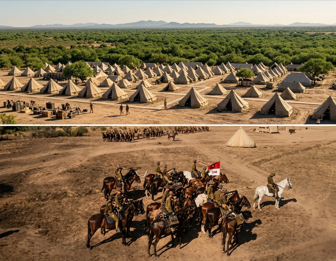United States Troops on the Mexican Border