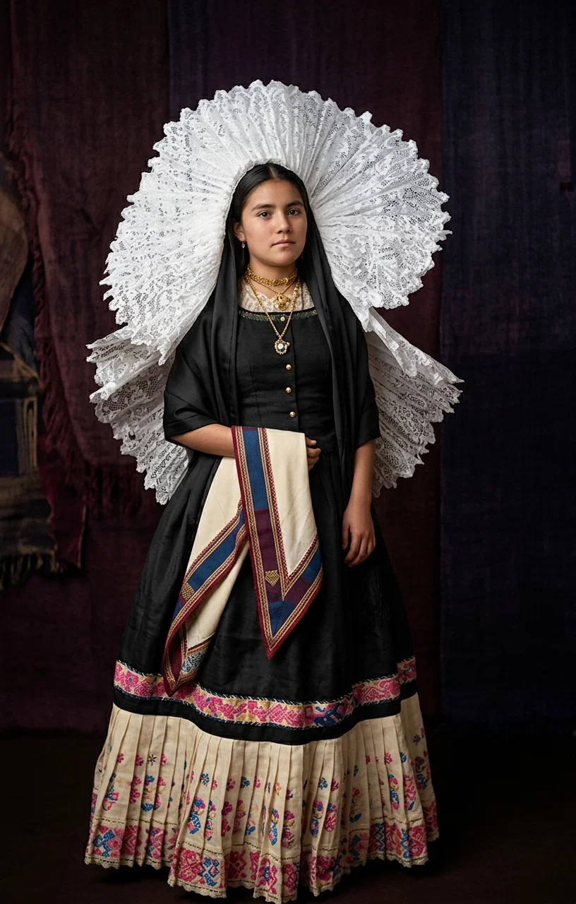 ZAPOTECAN INDIAN GIRL OF MEXICO