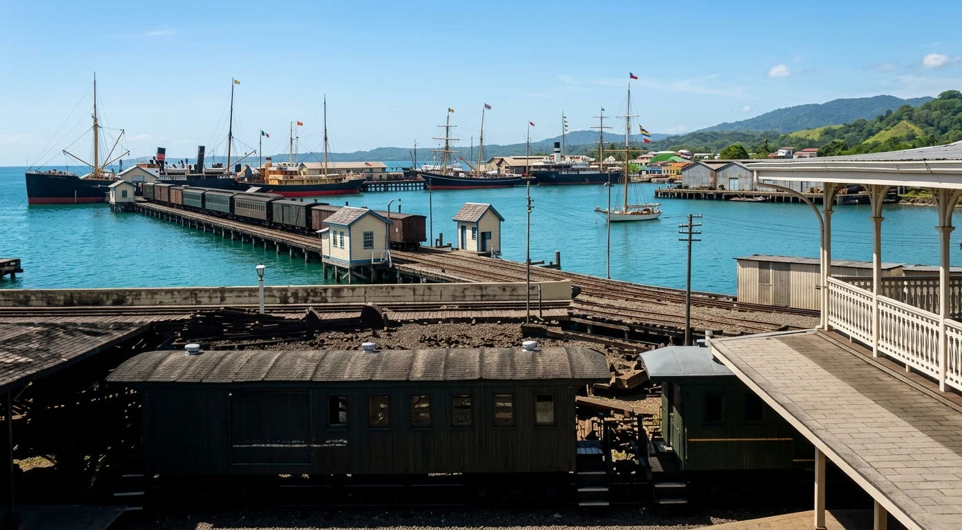 RAILWAY PIER, PORT LIMON, COSTA RICA