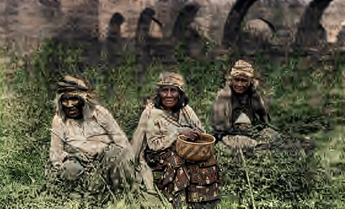 Three of the Oldest Indian Women in the United States.