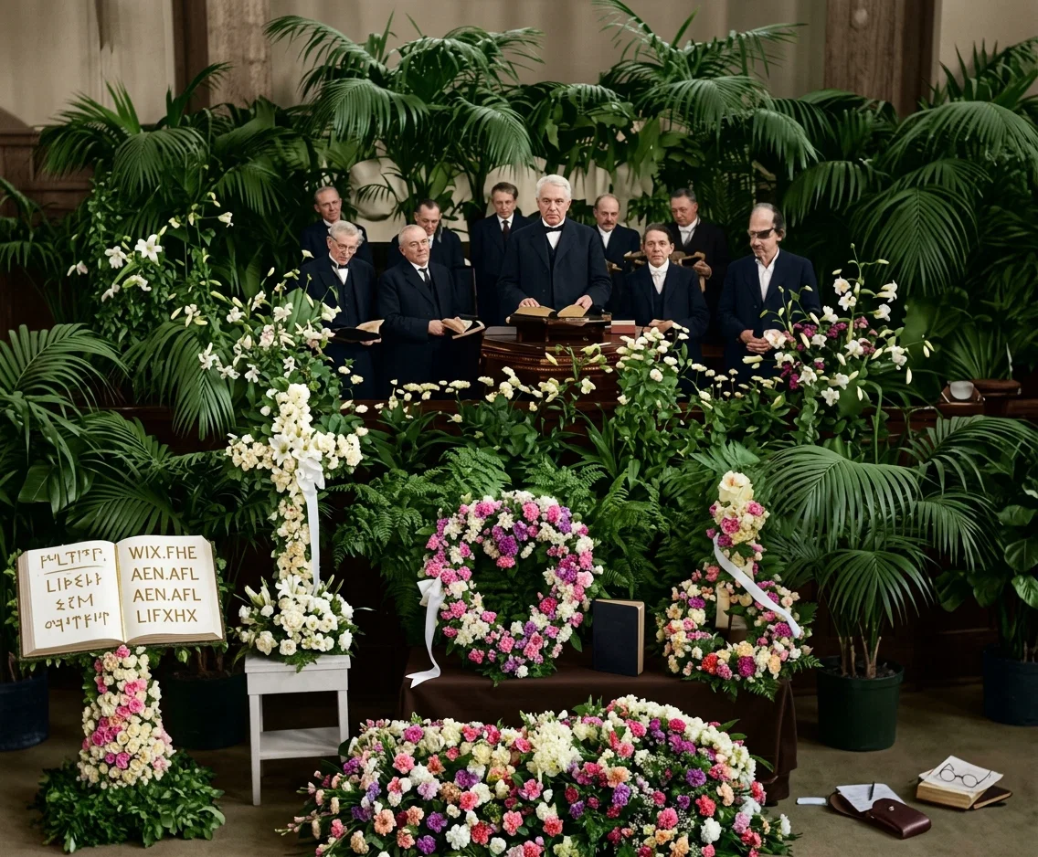 A VIEW OF THE PULPIT WHILE ELDER S. N. HASKELL IS PREACHING