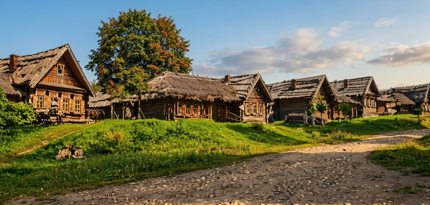 A VILLAGE IN RUSSIA