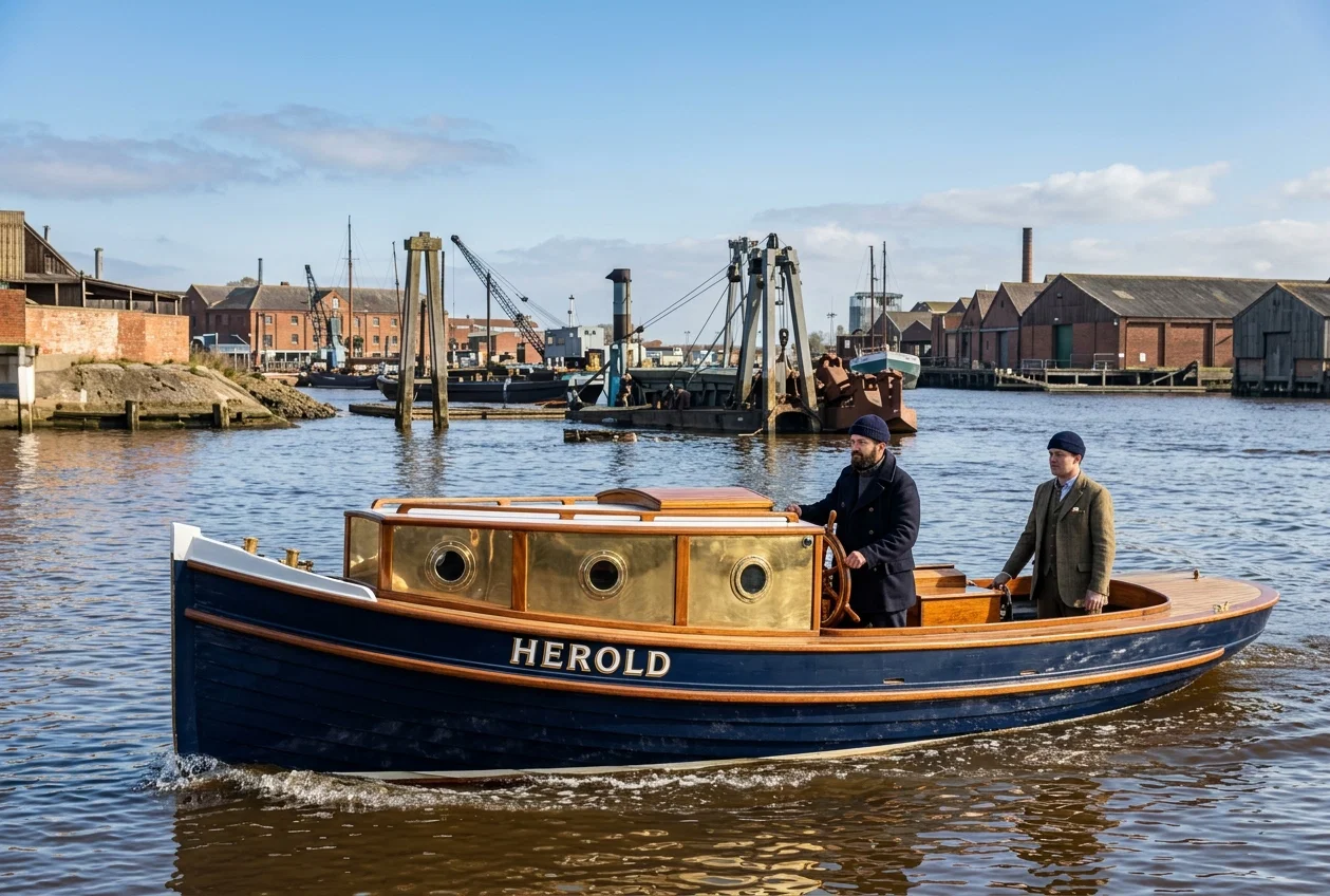 THE BOAT "HEROLD".