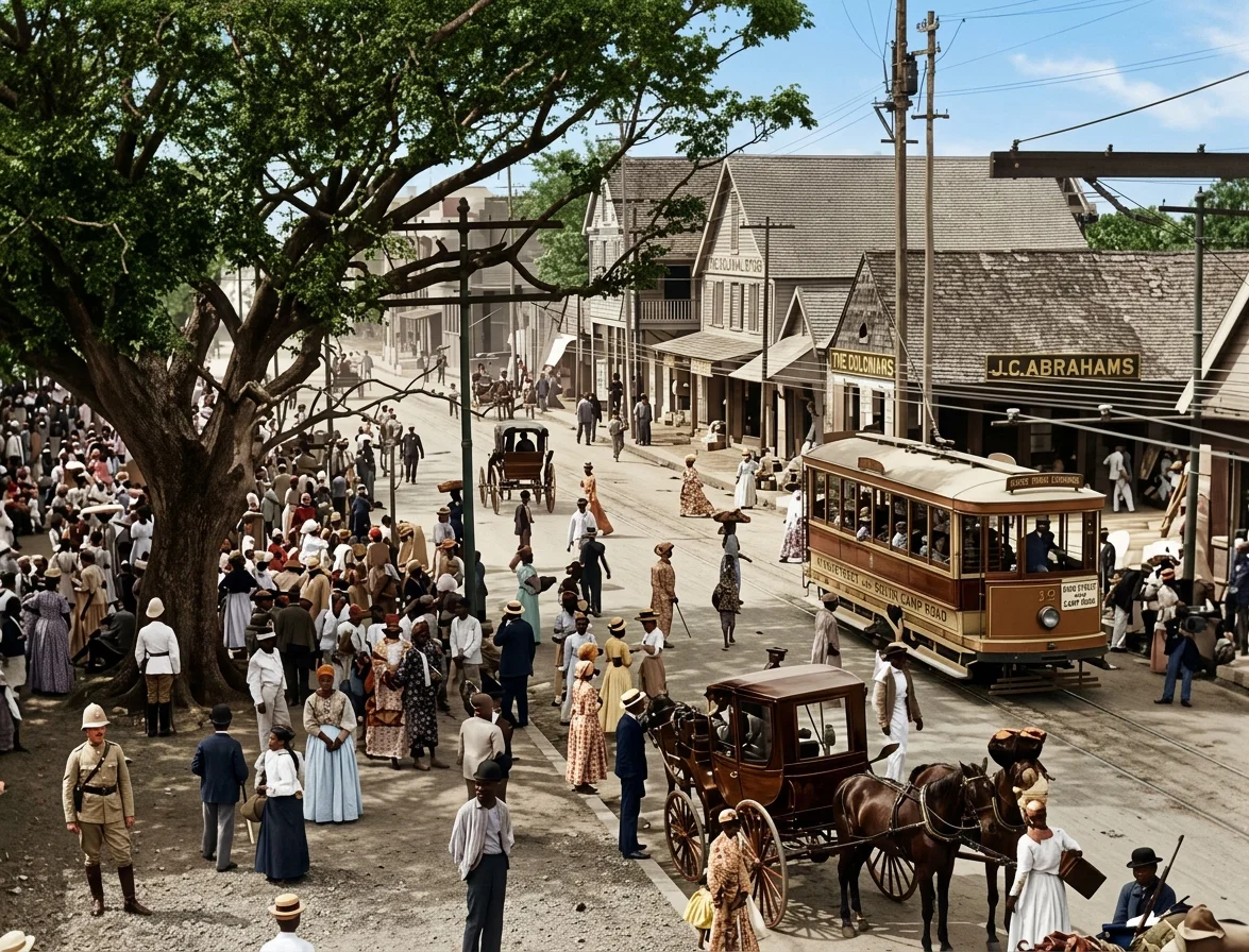 KINGSTON BEFORE THE EARTHQUAKE, NEAR KING STREET