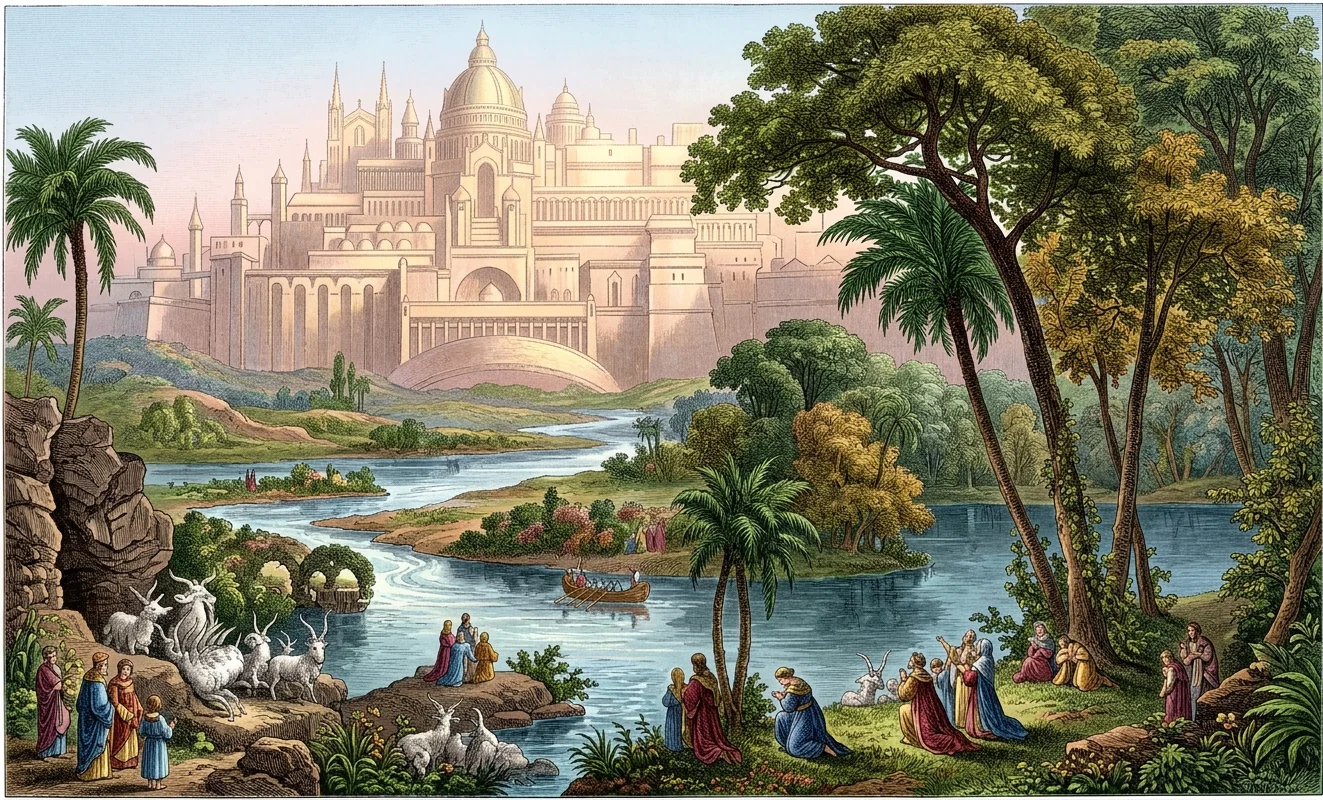THE LAND OF PEACE.—“I SAW A NEW HEAVEN AND A NEW EARTH.” REV. 21:1