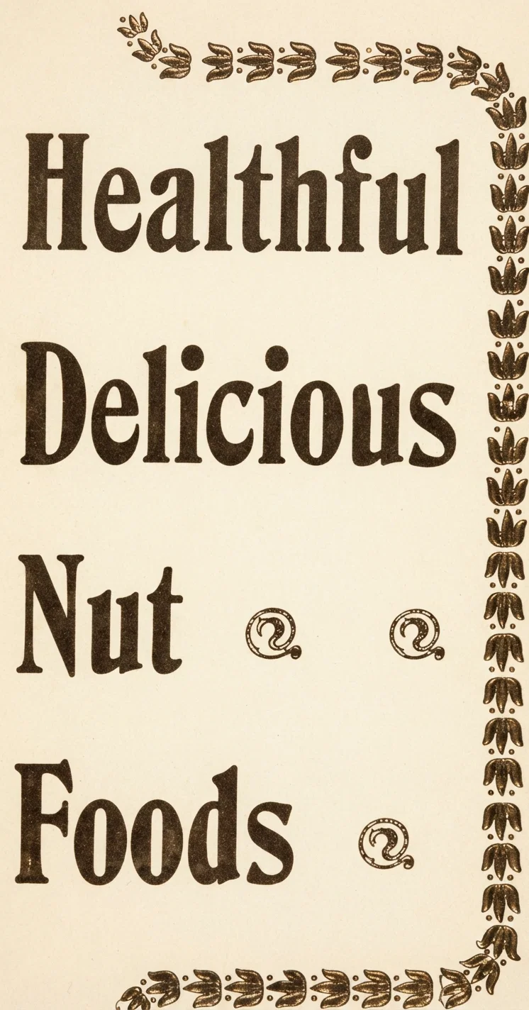 Healthful Delicious Nut Foods