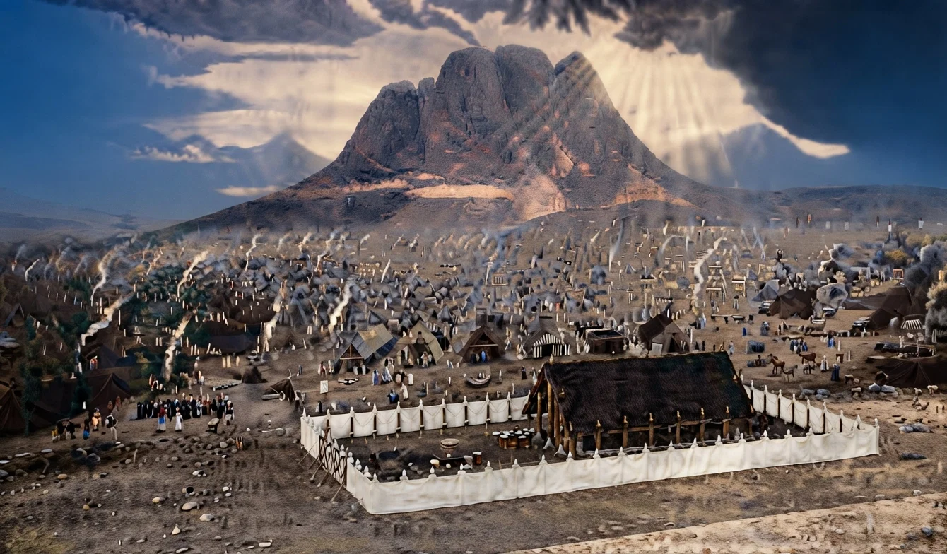 MOUNT SINAI, THE CAMP OF ISRAEL, AND THE SANCTUARY AND COURT COMPLETE