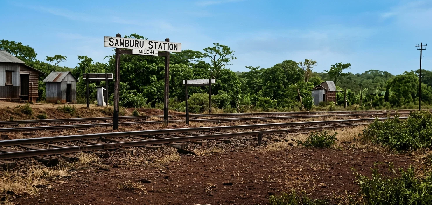 A STATION ON THE UGANDA RAILROAD