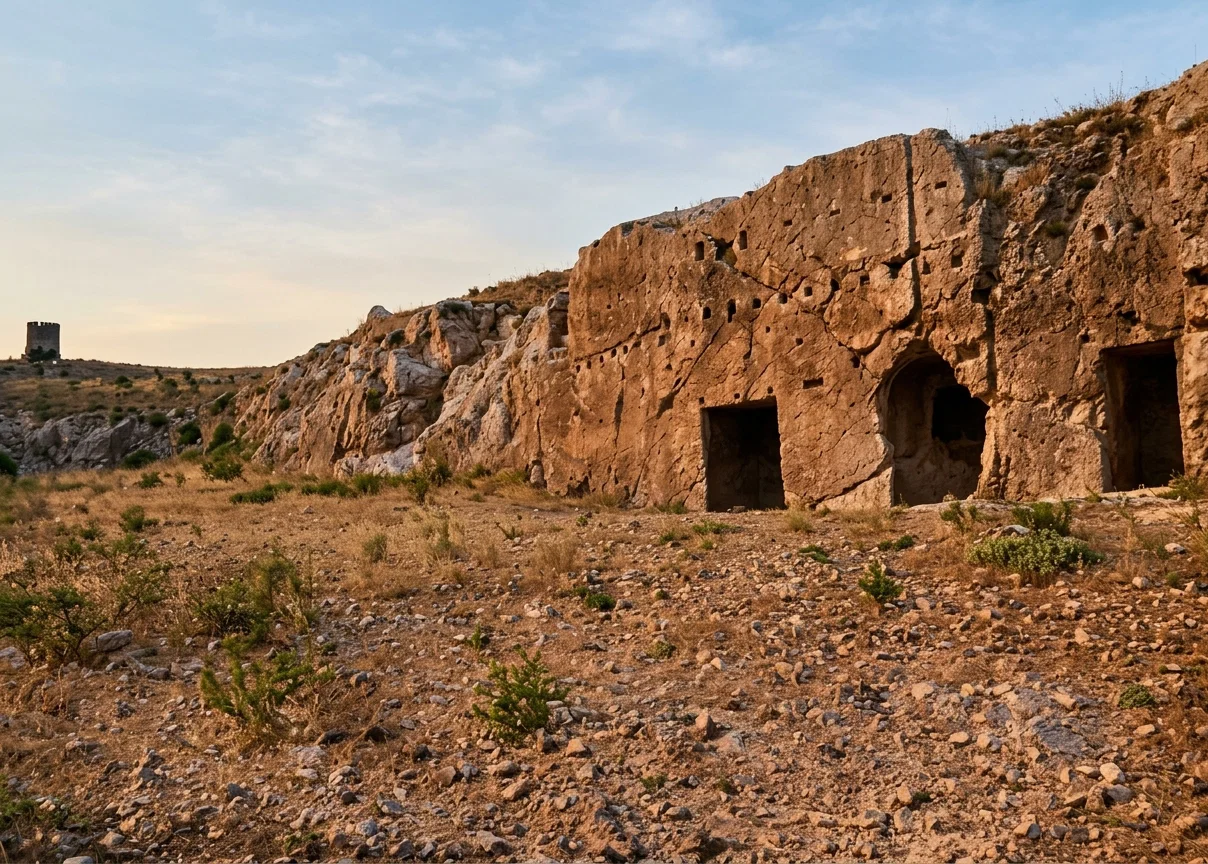 The Prison of Socrates, Athens.