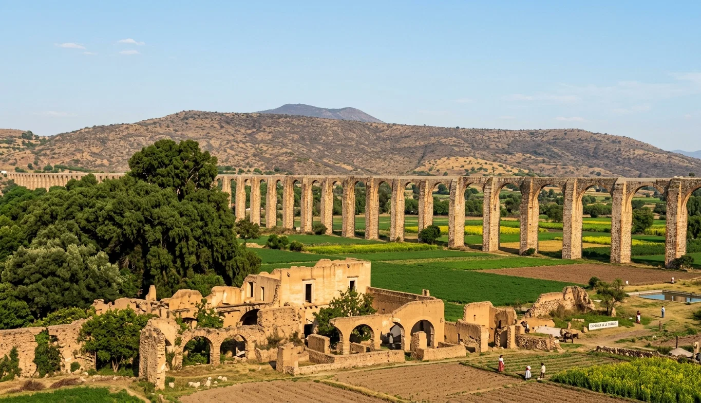 ITS GREAT STONE AQUEDUCT