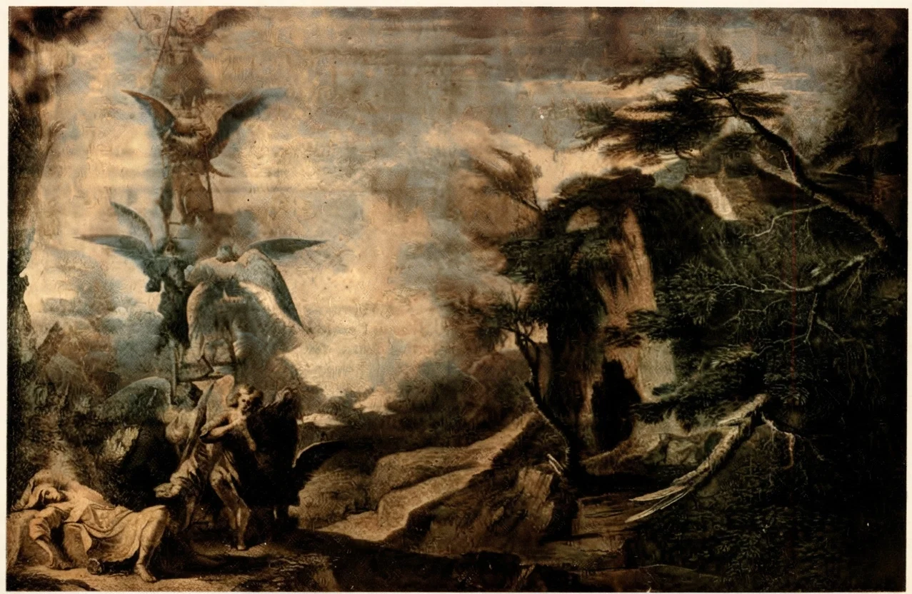 JACOB'S DREAM. Salvator Rosa