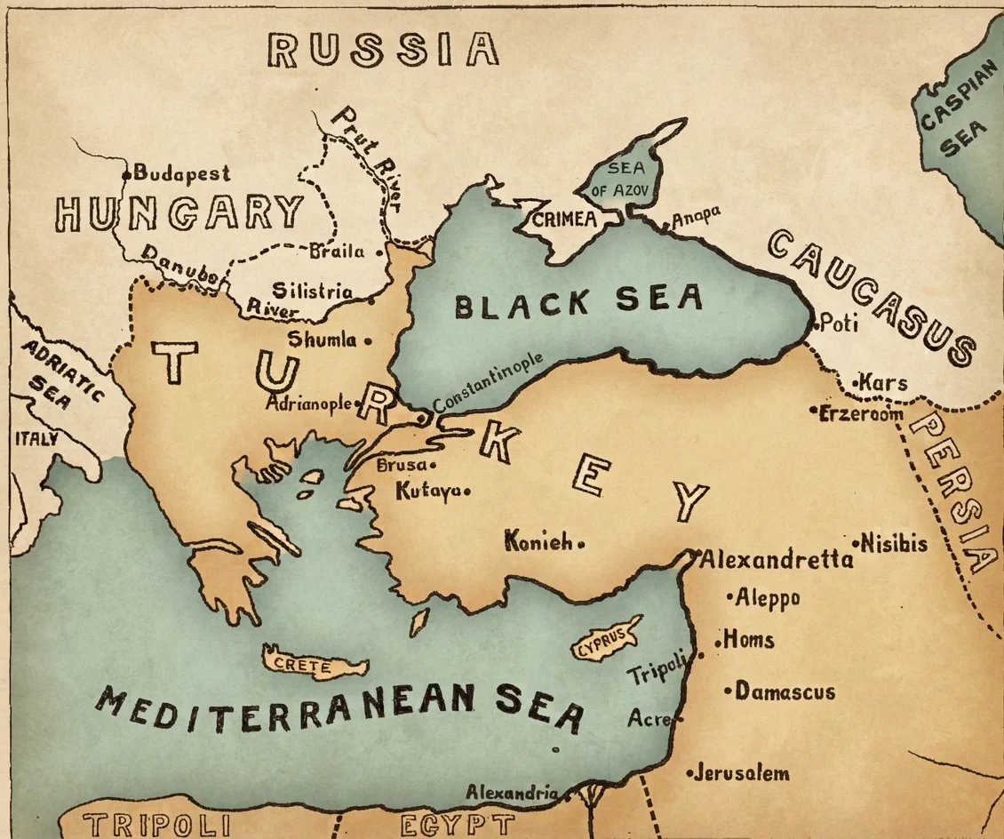 DISTANCES FROM CONSTANTINOPLE