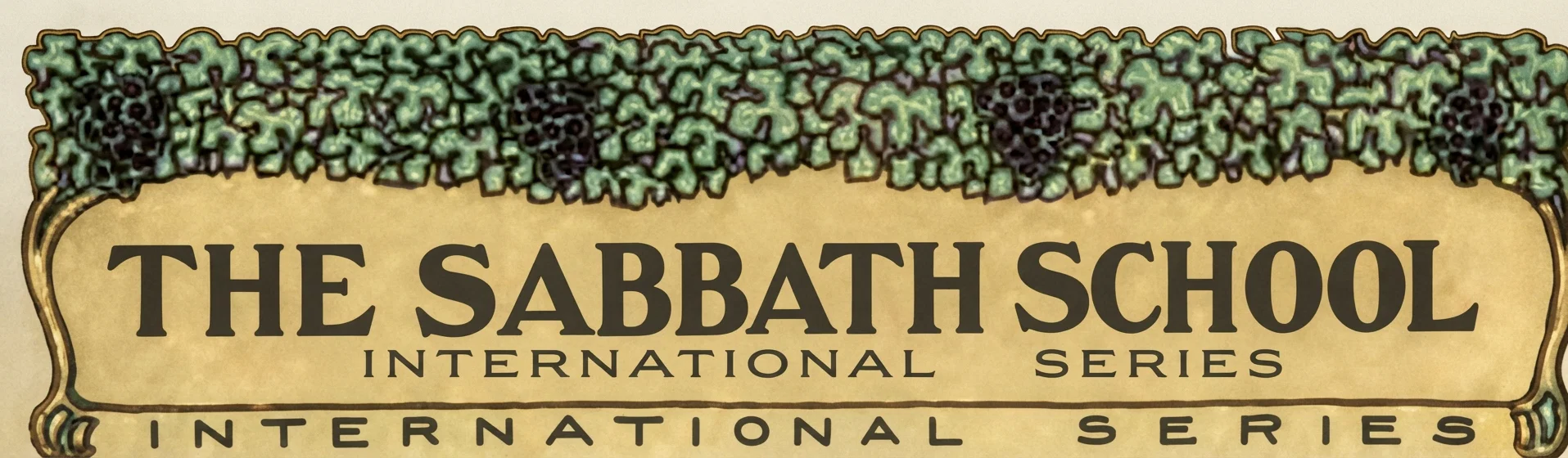 THE SABBATH SCHOOL INTERNATIONAL SERIES