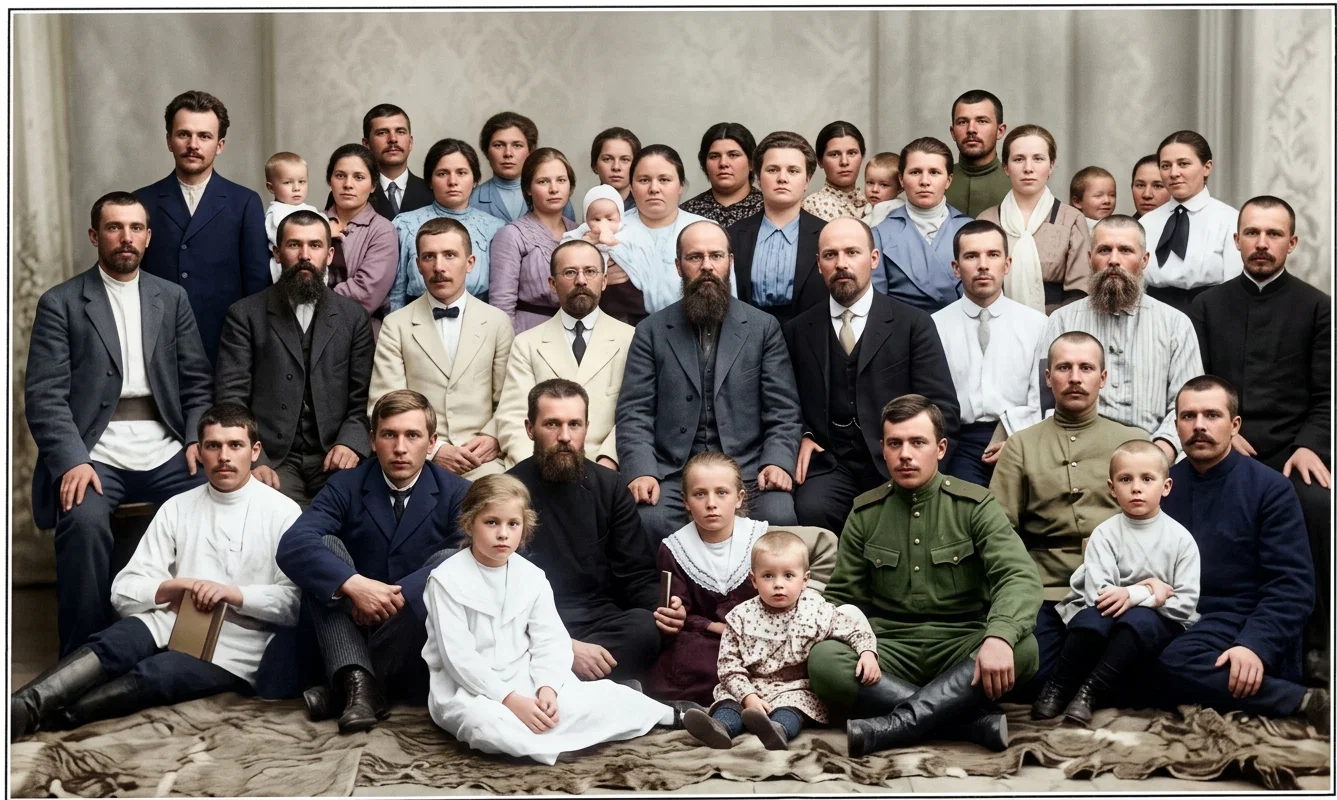 CHURCH MEMBERS IN HARBIN, MANCHURIA