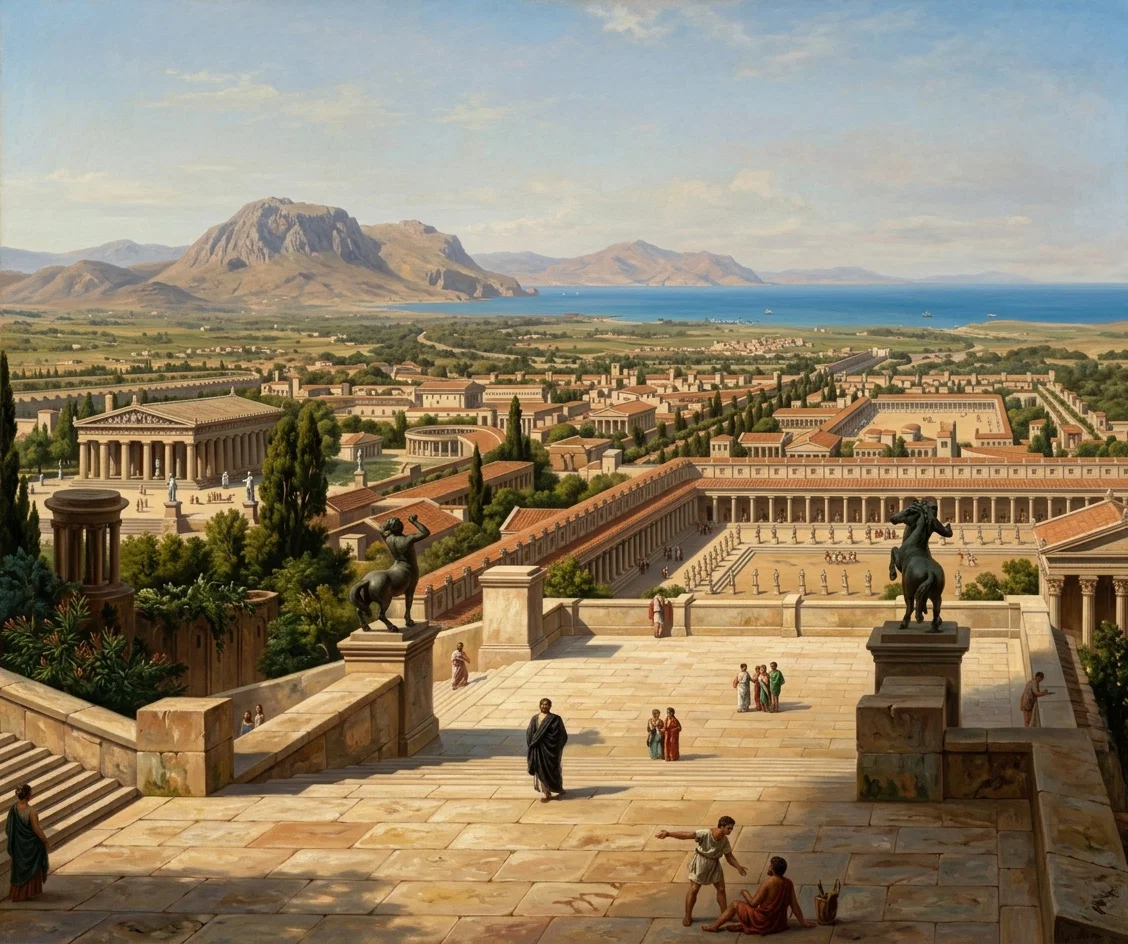 Corinth was the ancient capital of Achaia, a voluptuous city of Greece, about forty miles west of Athens. It was five miles in circuit. On the south was a rocky mountain, rising abruptly to the height of 2,000 feet, on the summit of which was a temple of Venus. Corinth had an extensive commerce, and was celebrated for its wealth, magnificence, and learning. Here the Isthmian games, referred to by Paul (1 Cor. 9:24, 25), were celebrated every four years.