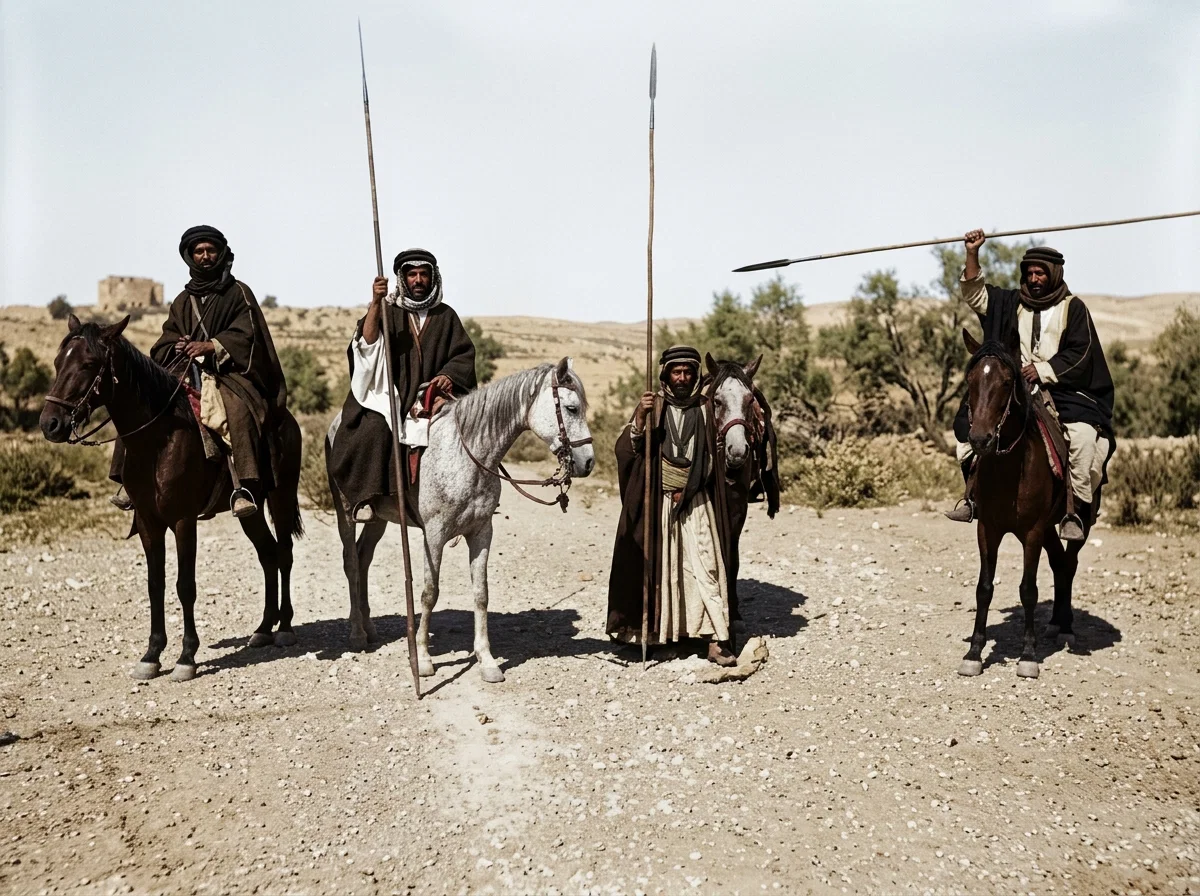 A GROUP OF BEDOUINS