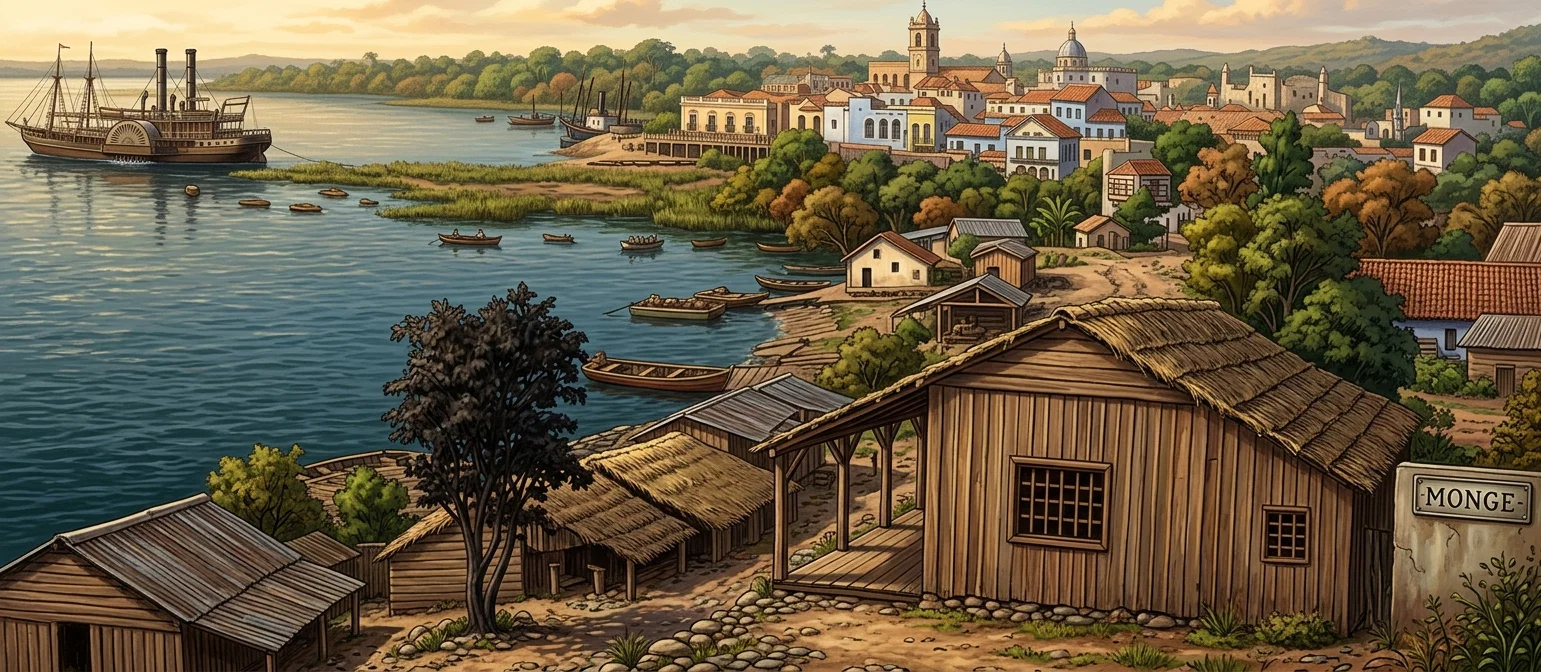 HARBOR OF ASUNCION, PARAGUAY, 1,000 MILES UP THE RIVER PARANA