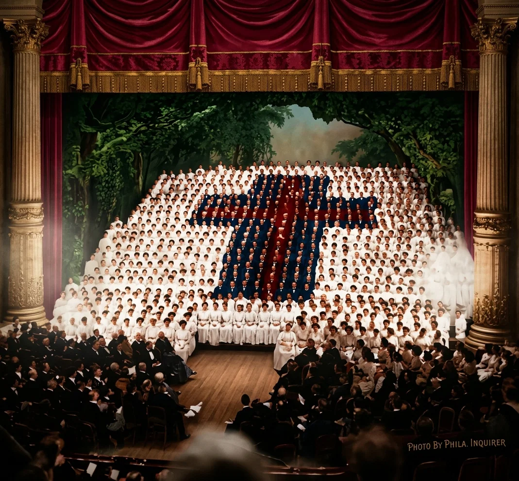 The Chorus of a Thousand Voices at the Academy of Music in Connection with the Federal Council of Protestant Churches at Philadelphia