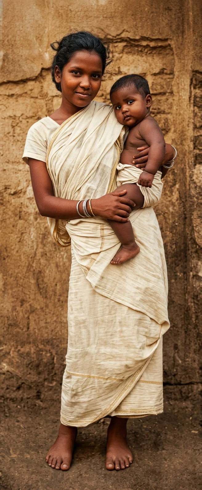 Mother and Child. The mother of this mother, the grandmother of this child, is only twenty-five years old.