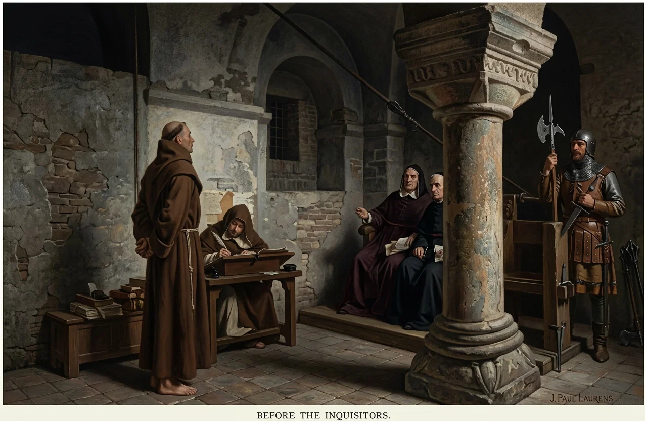 BEFORE THE INQUISITORS.
