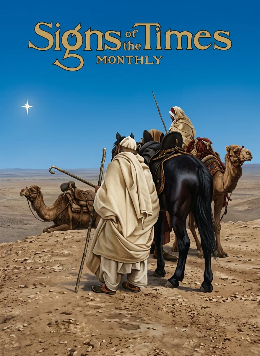 December cover, in three colors