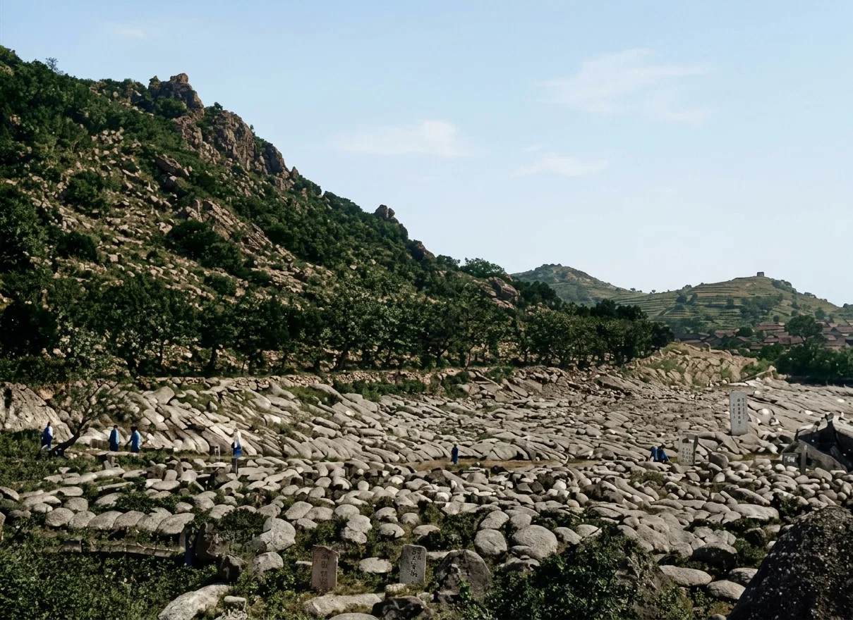 A GRAVEYARD IN CHINA