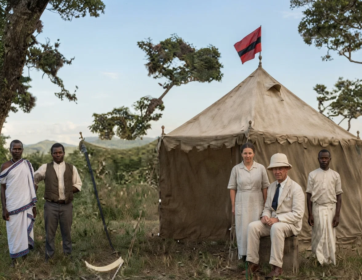 Brother and Sister Rogers have gone far north, to establish a new station in the northernmost part of Rhodesia, near the Kongo.