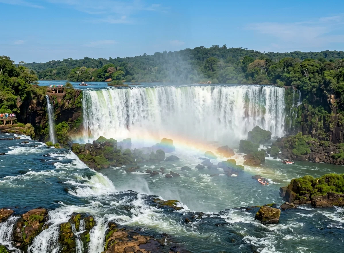 THE FALLS OF THE PARANA, THE NIAGARA OF SOUTH AMERICA