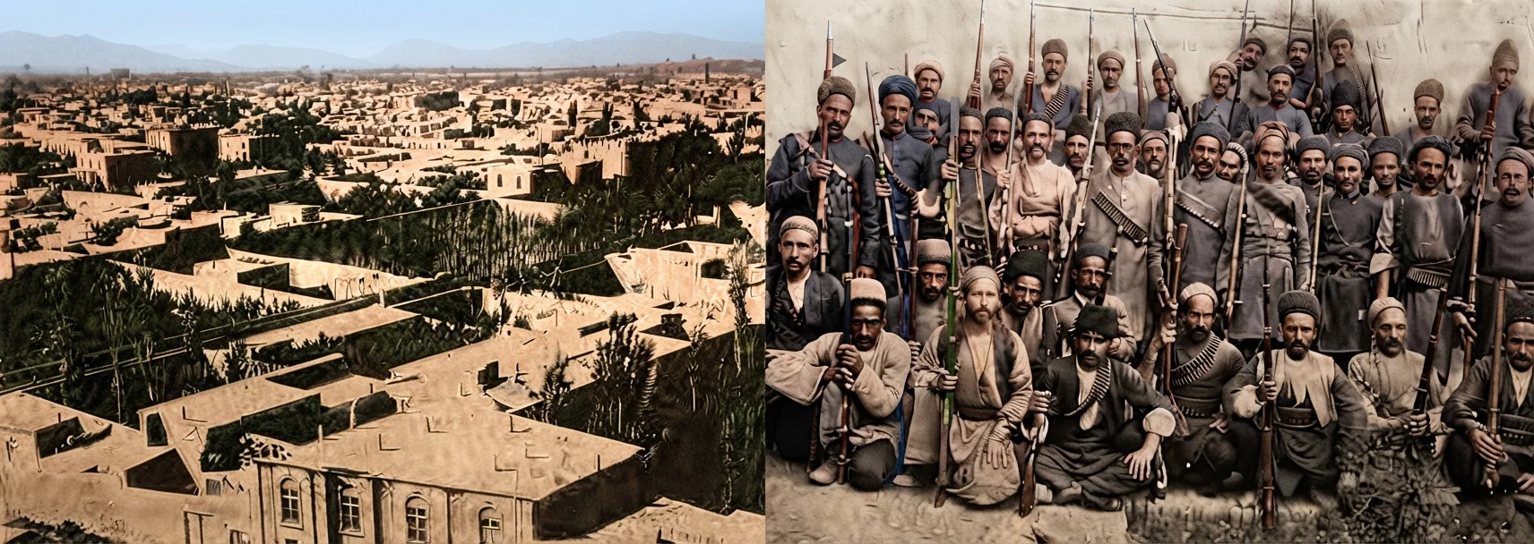 The capital of Persia, Teheran, toward which Russian troops are now going. Sharpshooters in the Persian army — men who, if Russia and Persia go to war, will take an active part