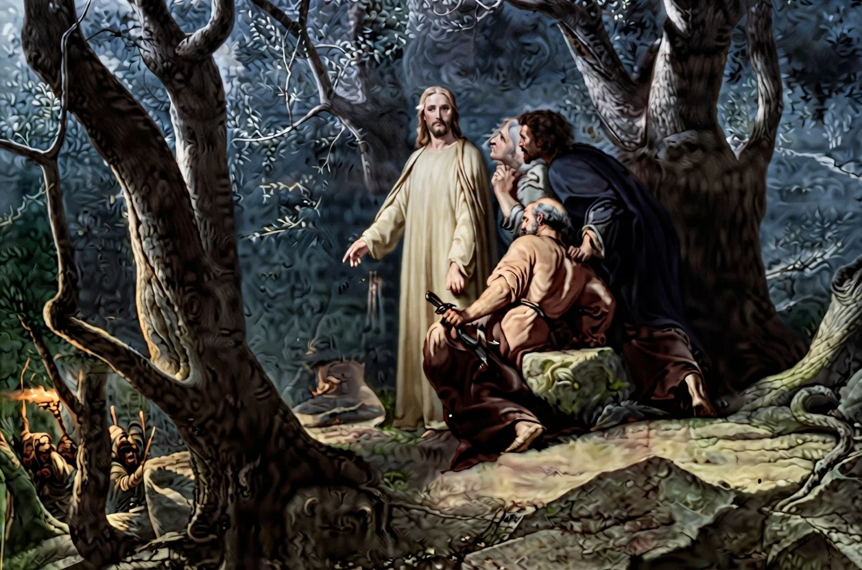 Then cometh Jesus with them unto a place called Gethsemane, and saith unto the disciples, Sit ye here, while I go and pray yonder