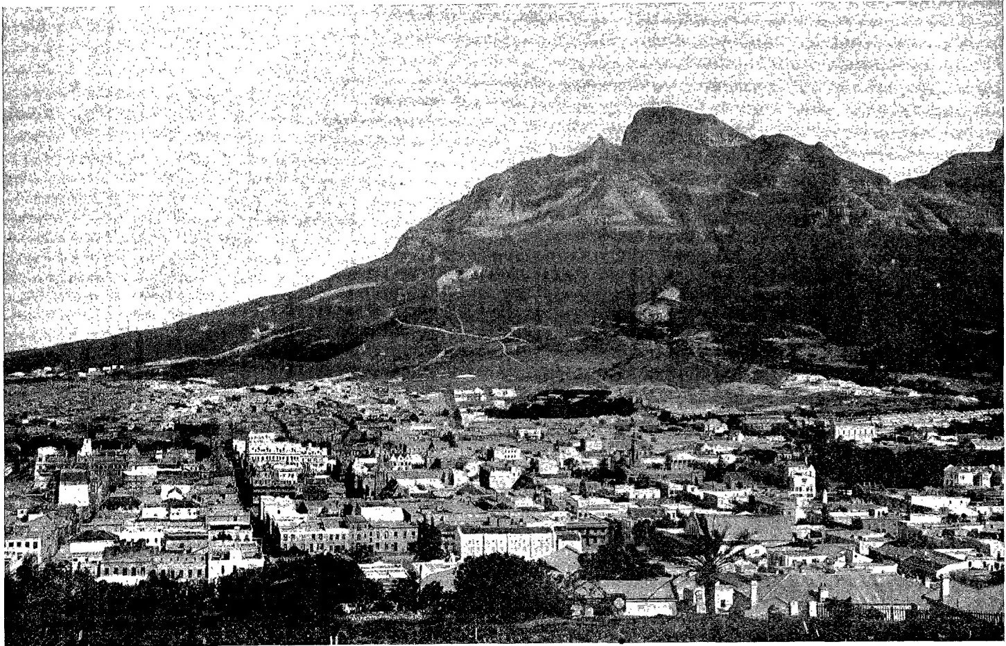 BUSINESS SECTION OF CAPE TOWN, SOUTH AFRICA