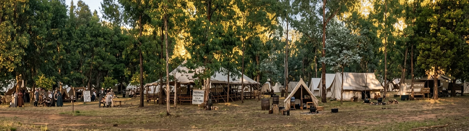 THE CAMP-GROUND AT PRETORIA, TRANSVAAL COLONY