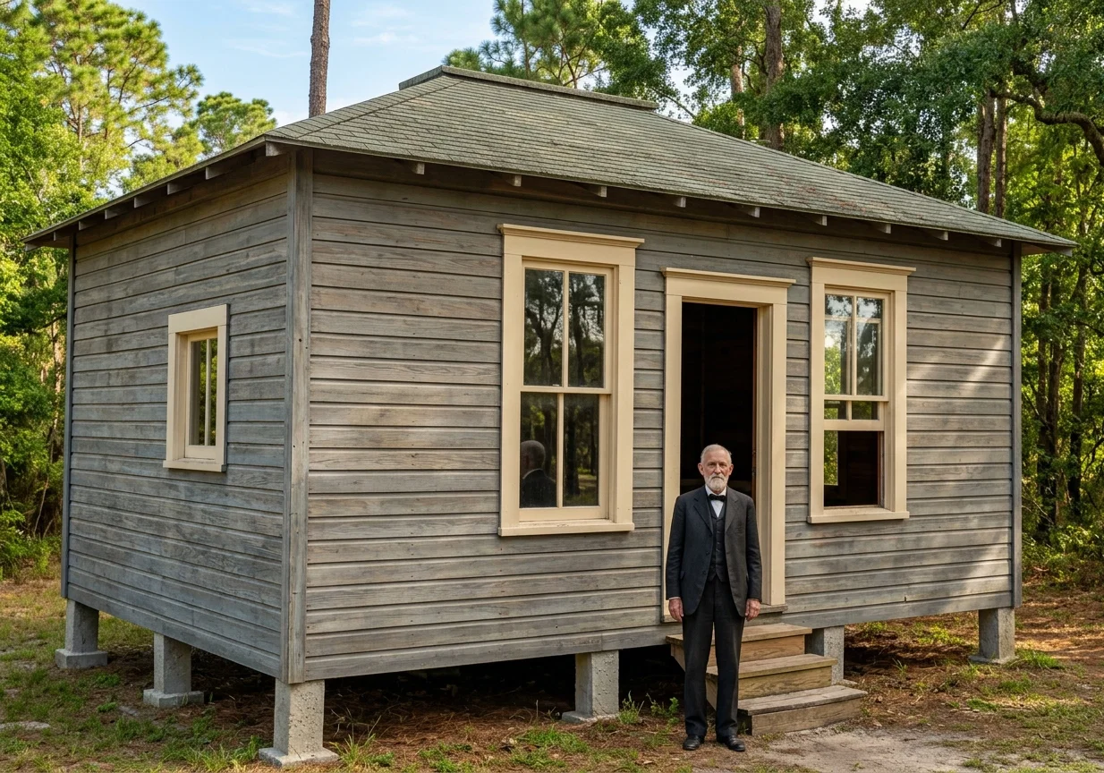 CHARLES P. WHITFORD AND HIS COTTAGE