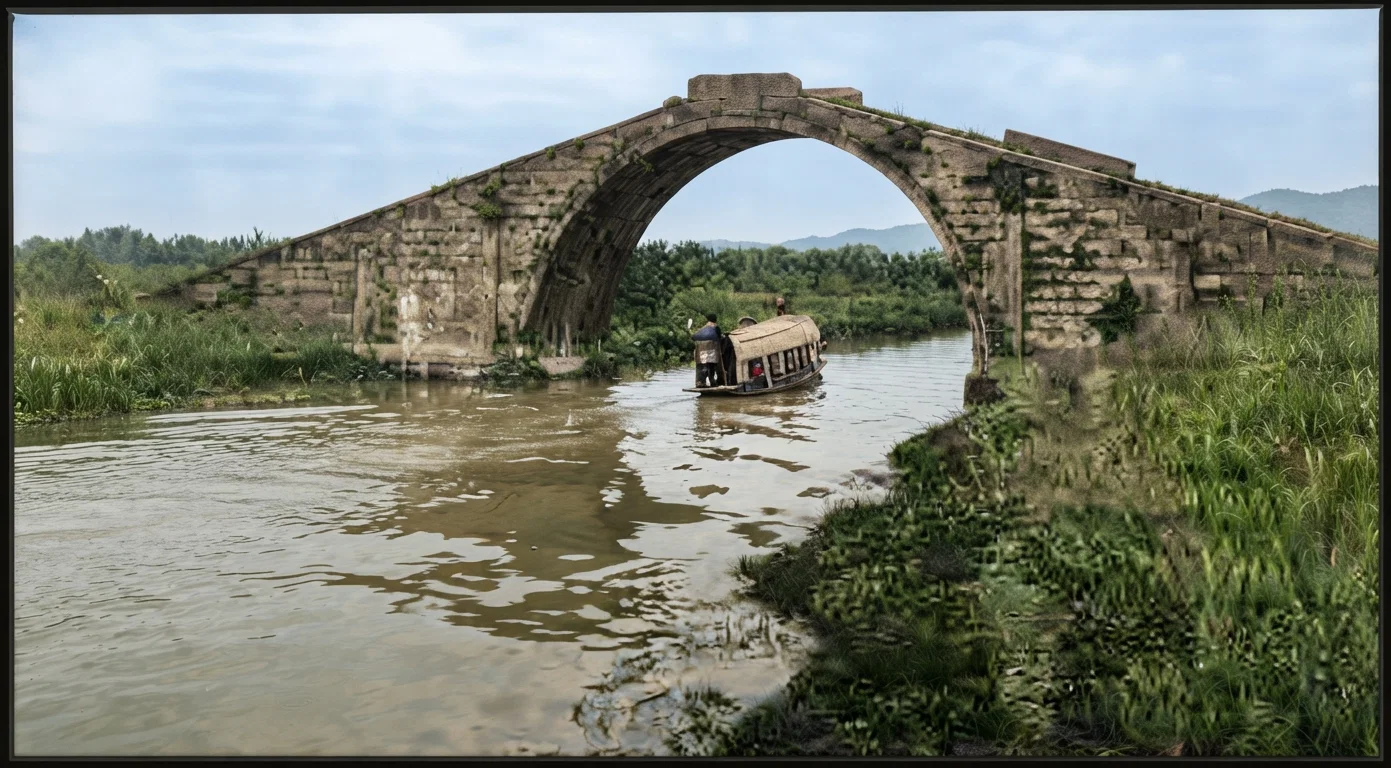 This is a sample of the numerous bridges we pass under. Wider canals have three arches built high in the center to allow high masted boats to sail under.