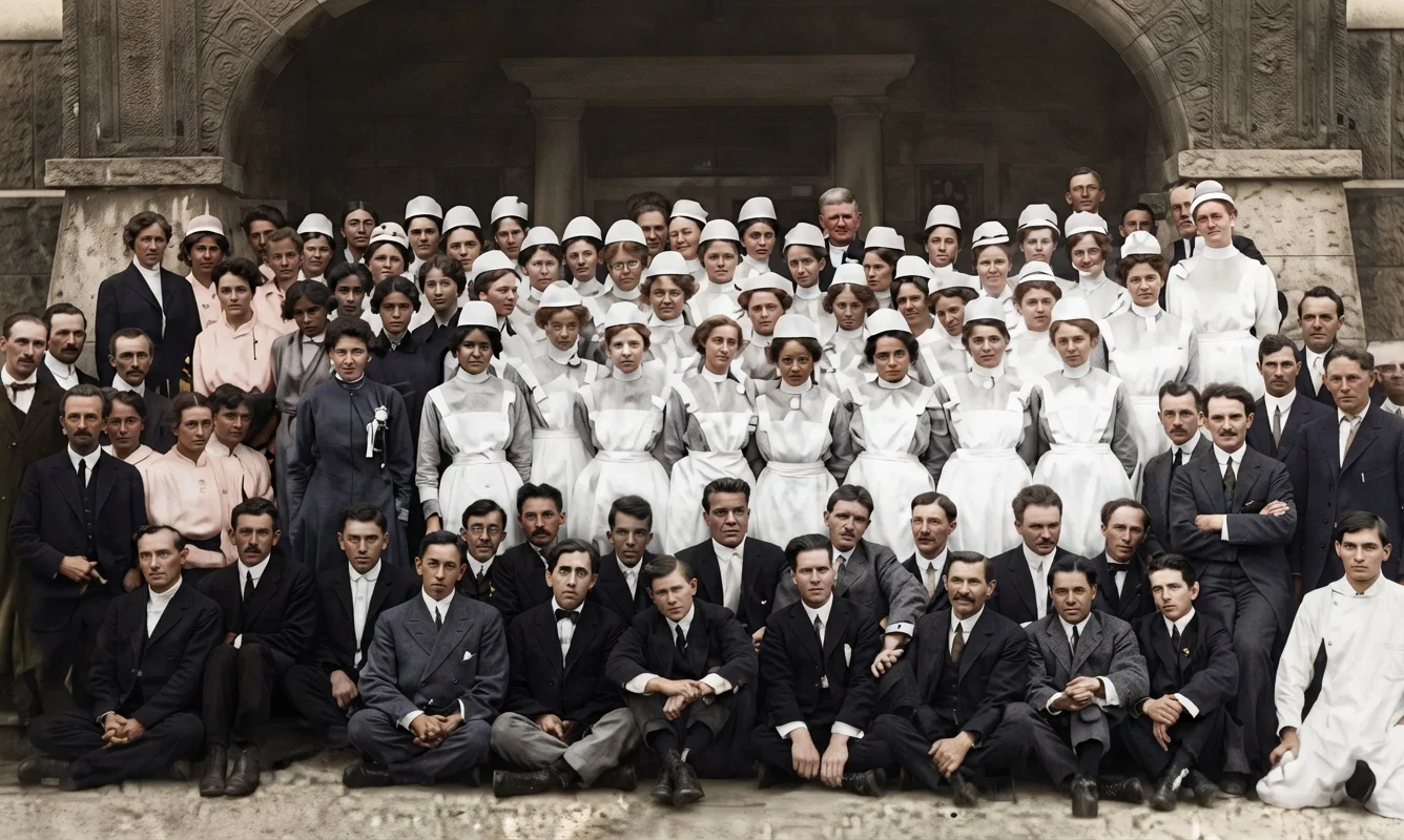 Group of Nurses and Medical Workers
