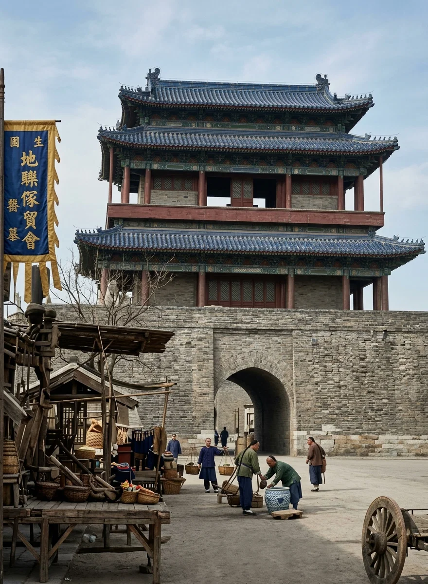 A GATE OF A CHINESE CITY (Article Page 12)