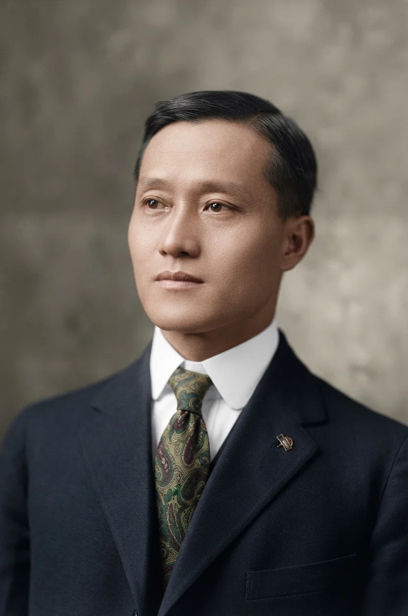 Mr. C. T. Wong, one of the delegates with Wu Ting Fang. He was educated in Japan and America.
