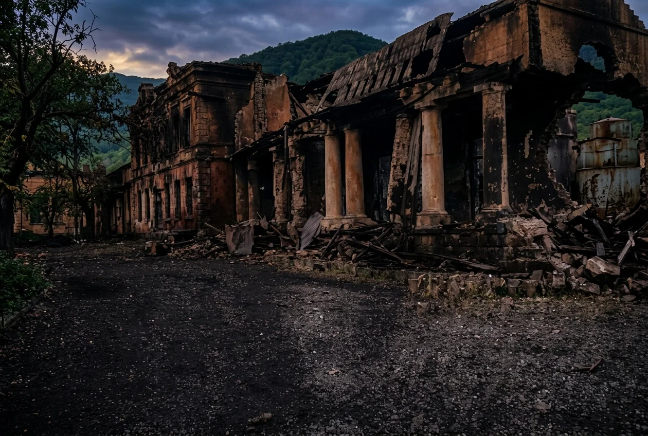 RUINED JEWISH BUSINESS HOUSES, ROSTOV