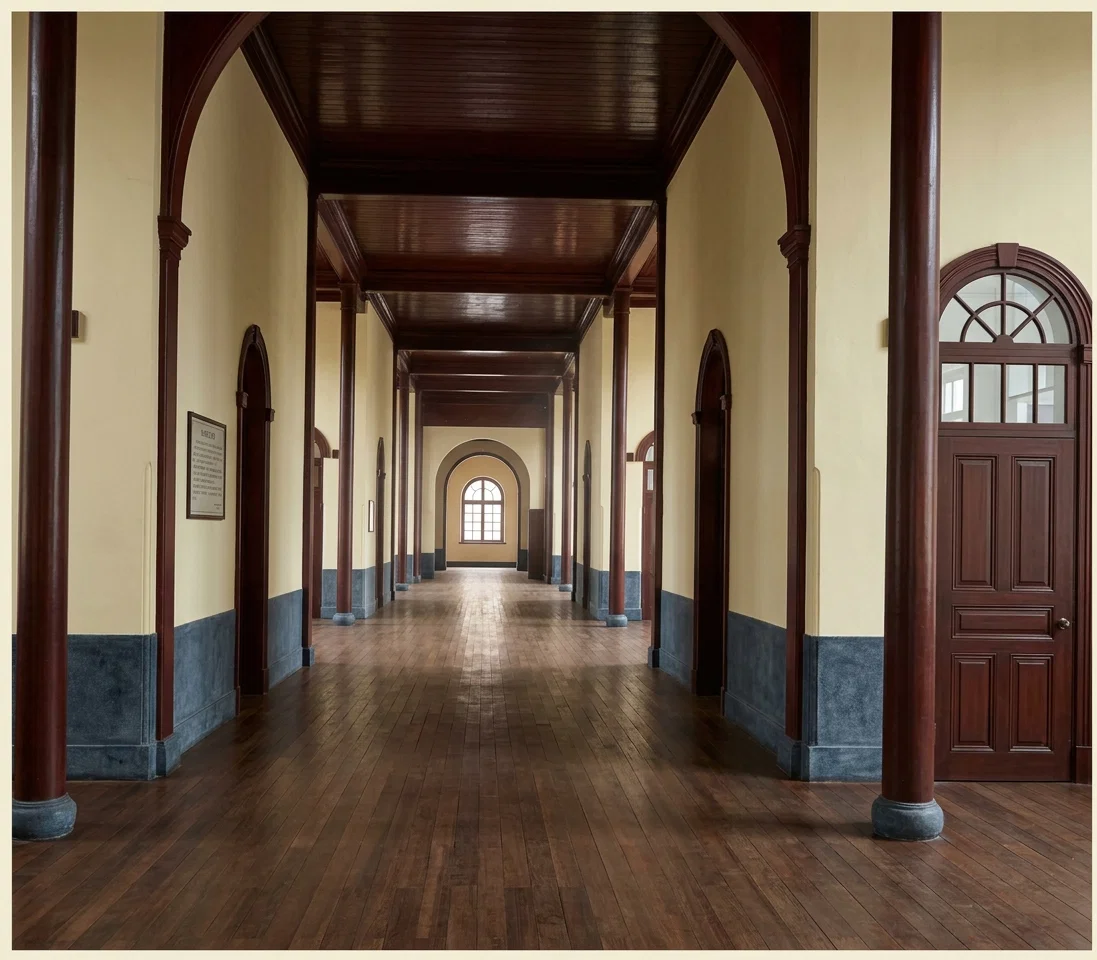 HALL IN NEW NORMAL SCHOOL, CHANG-SHA