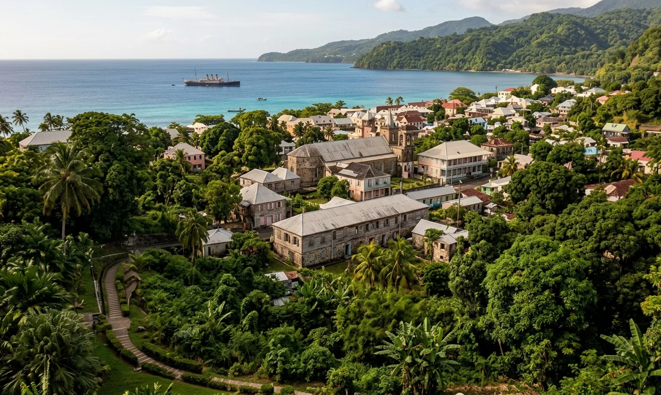 ROSEAU, DOMINICA, W. I.; HEADQUARTERS OF EAST CARIBBEAN CONFERENCE