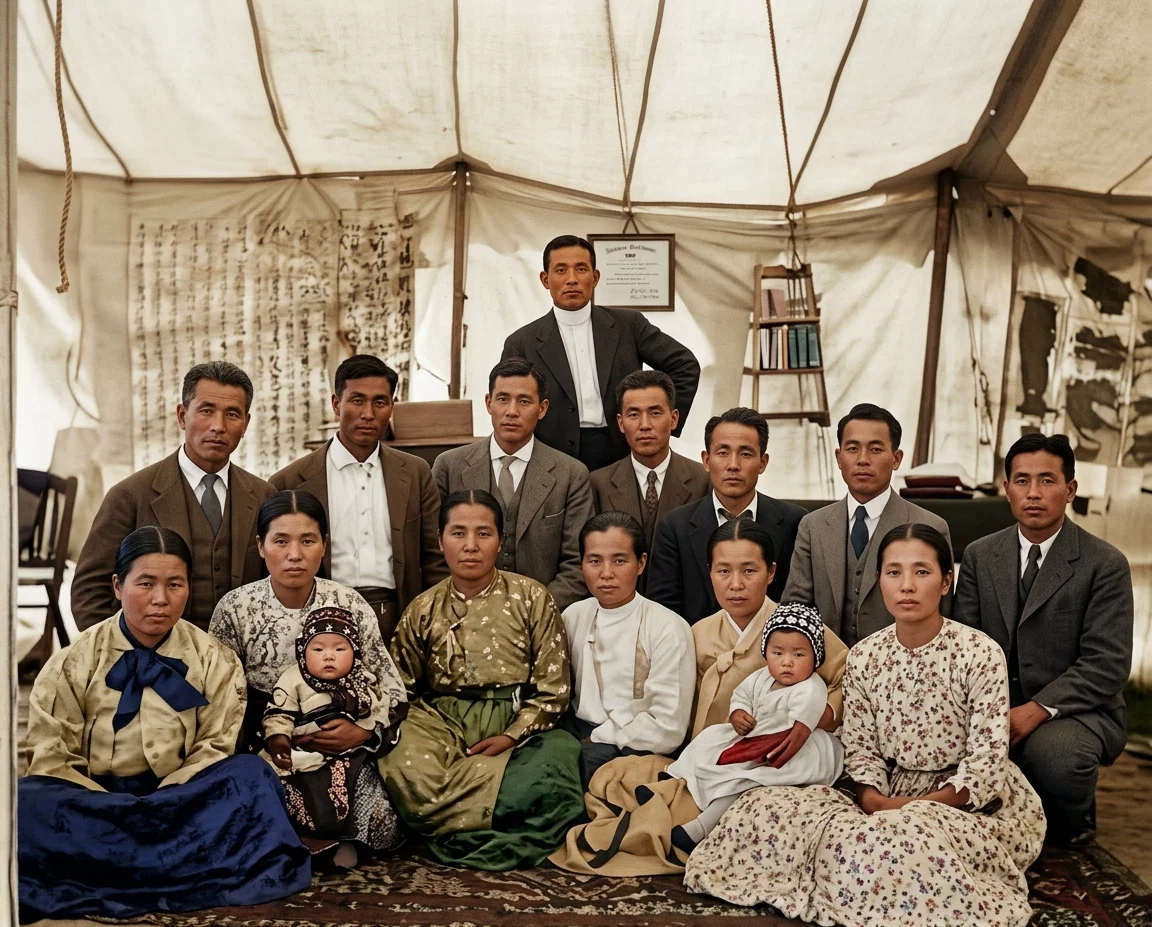 FOREIGN WORKERS ATTENDING CAMP-MEETING IN KOREA