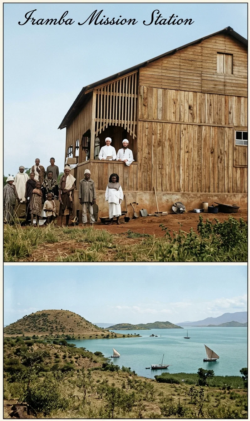 1. IRAMBA MISSION STATION
2. LAKE NYANZA FROM SAME MISSION