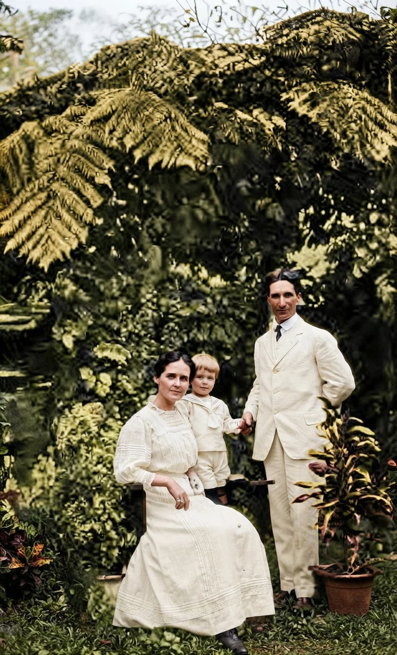 Pastor N. J. Aalborg and wife, whom we found working in the mountain districts of west central Jamaica