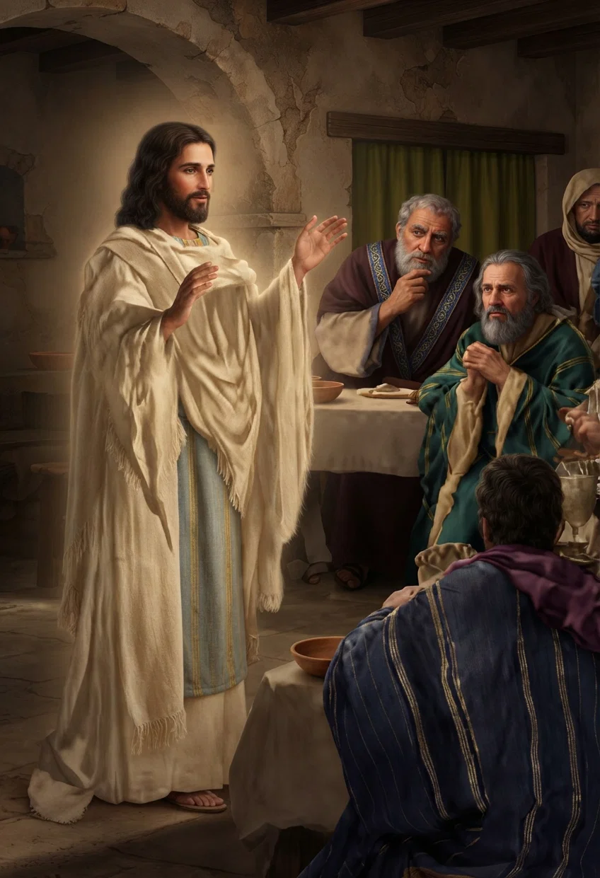 "Peace be with you." "Receive ye the Holy Spirit."