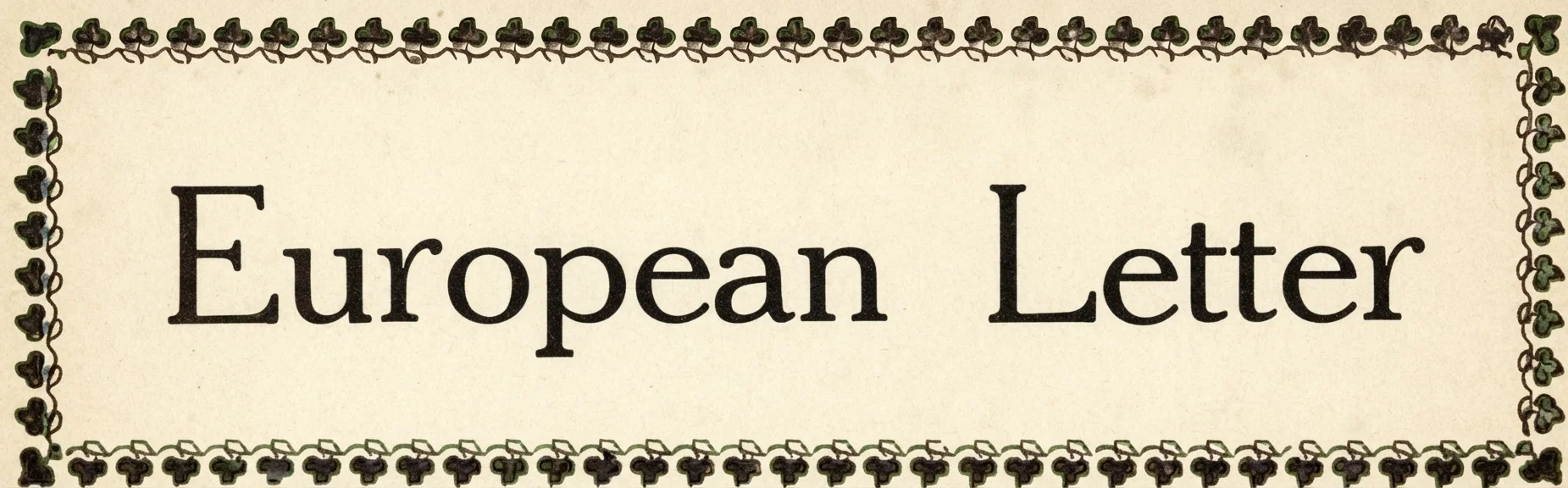 European Letter